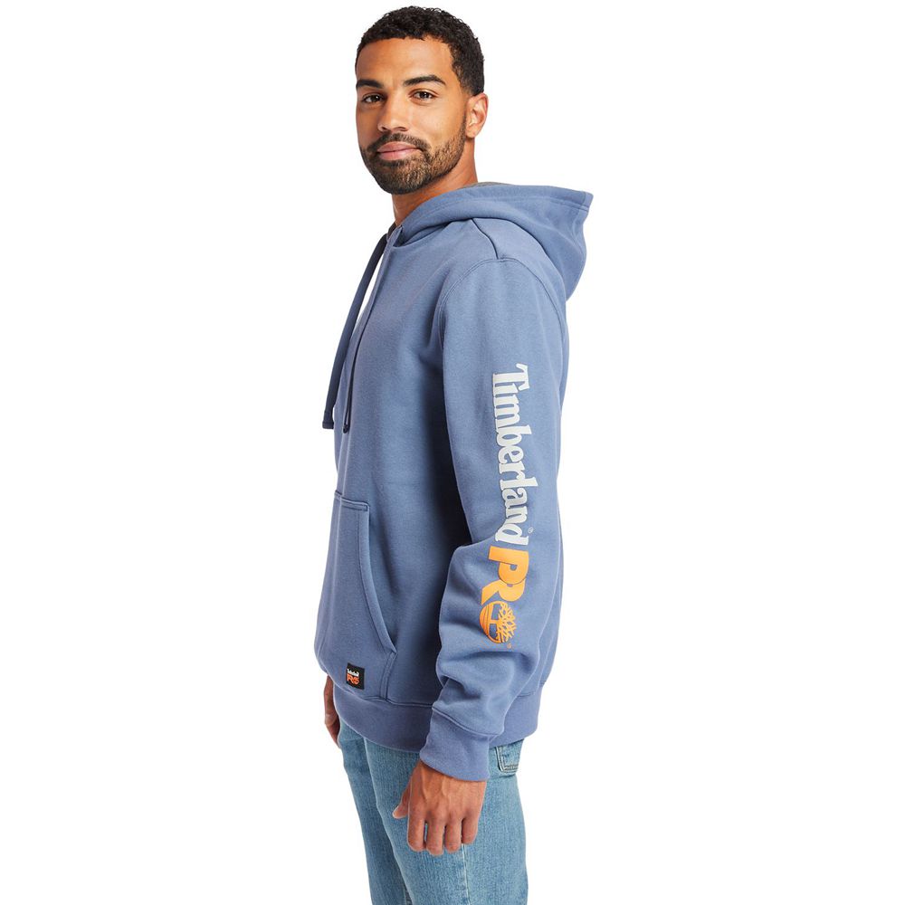 Moletom Masculino - Timberland Pro® Hood Honcho Pullover Hoodie - DJWBO5193 - Azuis